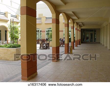 Stock Photograph - UAE, Dubai, Knowledge, village. Fotosearch