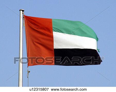 Stock Photo - uae, flag. Fotosearch
