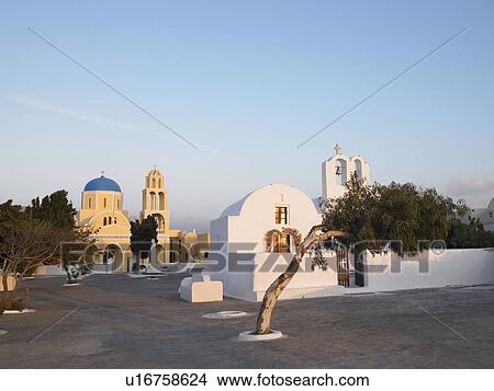 View of a village church View Large Photo Image Picture - View of a village church. Fotosearch