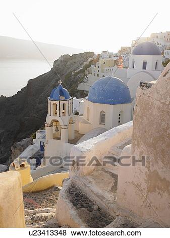 Stock Photo - View of a village. Fotosearch