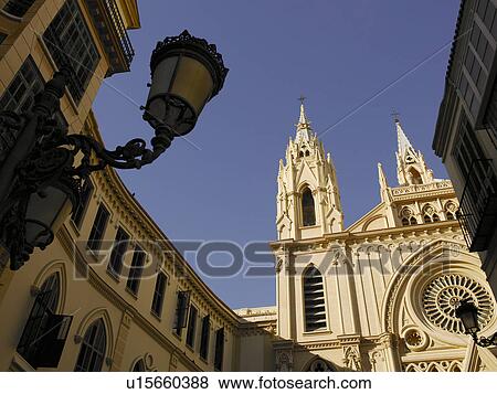 Spain, Andalusia, Malaga, Old Town, cathedral exterior, low angle view View Large Photo Image Stock Photo - Spain, Andalusia, Malaga, Old Town, cathedral exterior, low angle view. Fotosearch