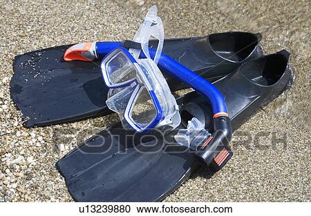 A snorkel mask and tube View Large Photo Image Stock Image - A snorkel mask and tube. Fotosearch