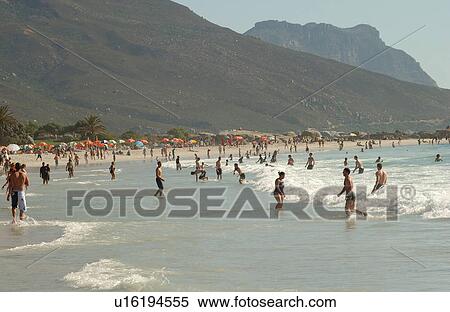 Capetown Beach View Large Photo Image Stock Photography - Capetown Beach. Fotosearch