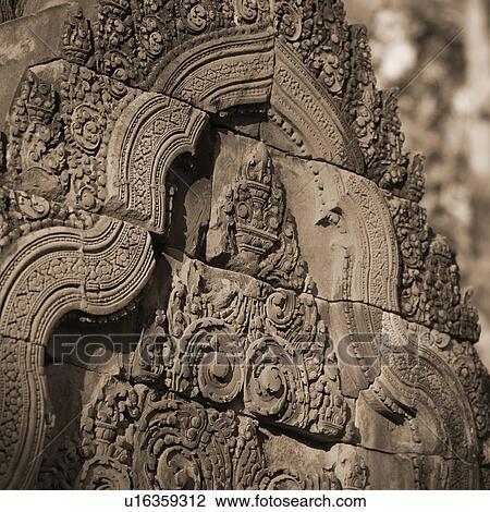 Stock Image - Angkor Wat - Banteay Srei - Siem Reap, Cambodia. Fotosearch