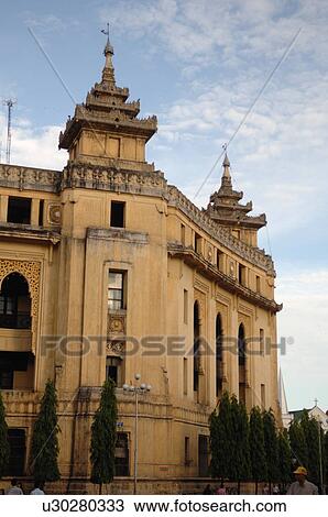 Building in Myanmar View Large Photo Image Stock Image - Building in Myanmar. Fotosearch