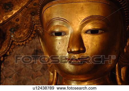 Stock Photo - Close up of a Buddha. Fotosearch