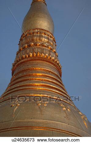 Golden Stupa View Large Photo Image Stock Image - Golden Stupa. Fotosearch