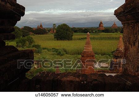 Myanmar - Bagan View Large Photo Image Stock Photo - Myanmar - Bagan. Fotosearch