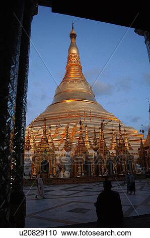 Temples at Dusk View Large Photo Image Stock Image - Temples at Dusk. Fotosearch