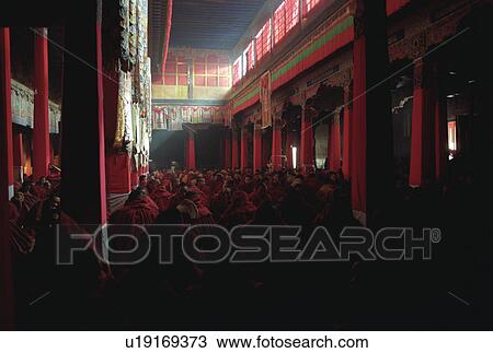 Stock Image - Tibet - winter 1993. Fotosearch