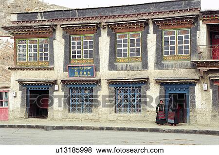 Stock Photo - Tibet - winter 1993. Fotosearch