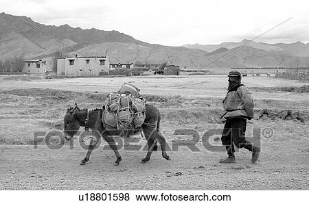 Stock Photo - Tibet - winter 1993. Fotosearch