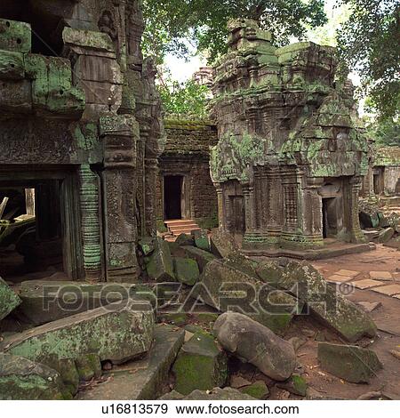 Stock Photo - Angkor Wat - Angkor Thom, Seam Reap - Cambodia. Fotosearch