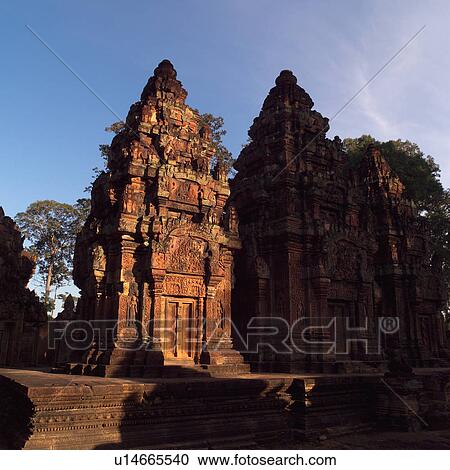 Stock Image - Angkor Wat - Banteay Srei - Siem Reap, Cambodia. Fotosearch