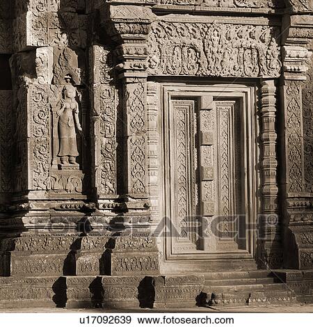 Angkor Wat - Banteay Srei - Siem Reap, Cambodia View Large Photo Image Stock Photo - Angkor Wat - Banteay Srei - Siem Reap, Cambodia. Fotosearch