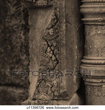 Stock Photograph - Angkor Wat - Banteay Srei - Siem Reap, Cambodia. Fotosearch