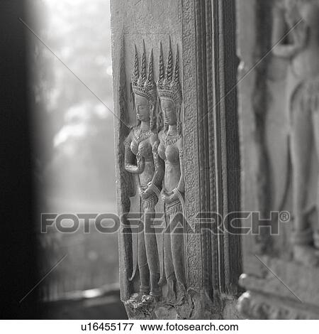 Close up of Walls of Khmer Kingdom palace ruins View Large Photo Image Stock Photo - Close up of Walls of Khmer Kingdom palace ruins. Fotosearch