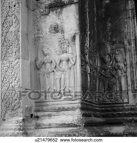 Exterior wall of Khmer Kingdom palace ruins View Large Photo Image Stock Image - Exterior wall of Khmer Kingdom palace ruins. Fotosearch