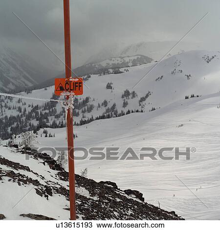 Stock Image - Whistler Mountain in the winter. Fotosearch