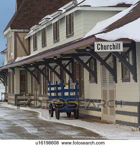 Churchill Northern Manitoba Train Station View Large Photo Image Stock Photo - Churchill Northern Manitoba Train Station. Fotosearch
