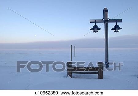 Stock Image - Town of Gimli Manitoba. Fotosearch