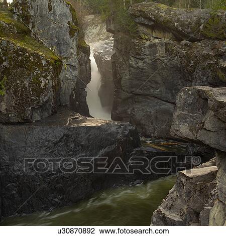 Stock Image - Nature trails in British Columbia. Canada. Fotosearch