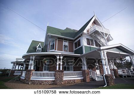 Stock Photo - A house in Prince Edward Island, Canada. Fotosearch