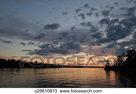 Stock Image - Lake of the Woods, Ontario, Canada. Fotosearch