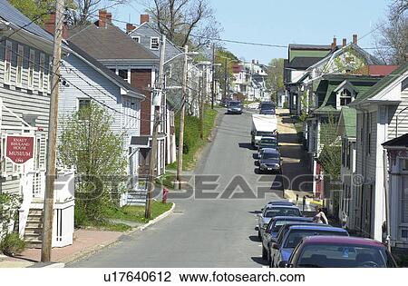 Stock Image - Lunenberg, Nova Scotia, Canada. Fotosearch