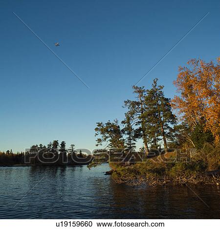 Lake and Blue Sky in Autumn View Large Photo Image Stock Image - Lake and Blue Sky in Autumn. Fotosearch