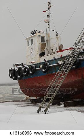 Churchill Northern Manitoba town and surroundings Boat in Drydock View Large Photo Image Stock Image - Churchill Northern Manitoba town and surroundings Boat in Drydock. Fotosearch