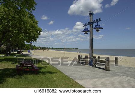 Stock Image - Town of Gimli. Fotosearch