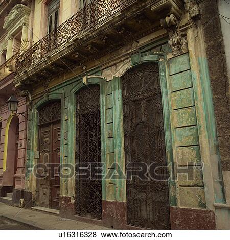 Stock Photo - Arched doors of a building. Fotosearch