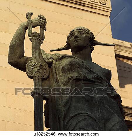 Low angle view of a statue outside an ancient building, Havana, Cuba View Large Photo Image Stock Photograph - Low angle view of a statue outside an ancient building, Havana, Cuba. Fotosearch