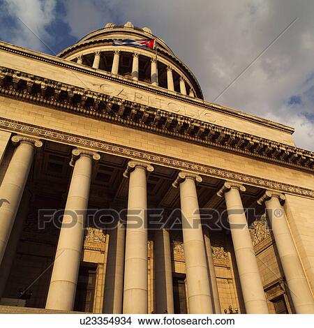 Low angle view of the capitol building, Havana, Cuba View Large Photo Image Picture - Low angle view of the capitol building, Havana, Cuba. Fotosearch