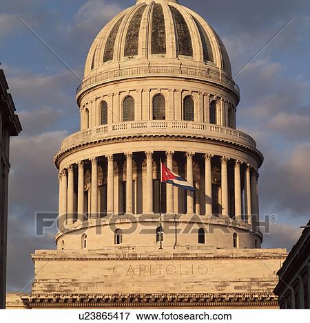 Low angle view of the capitol building, Havana, Cuba View Large Photo Image Stock Photo - Low angle view of the capitol building, Havana, Cuba. Fotosearch