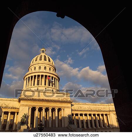 The capitol building seen through an arch, Havana, Cuba View Large Photo Image Stock Image - The capitol building seen through an arch, Havana, Cuba. Fotosearch