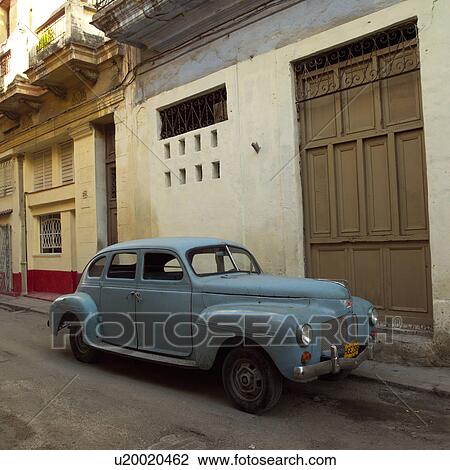 An antique car parked on the street, Havana, Cuba View Large Photo Image Stock Image - An antique car parked on the street, Havana, Cuba. Fotosearch