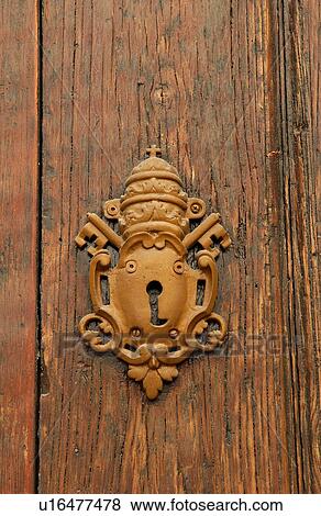 Close-up of an ornate brass keyhole on a door, Havana, Cuba View Large Photo Image Stock Photo - Close-up of an ornate brass keyhole on a door, Havana, Cuba. Fotosearch