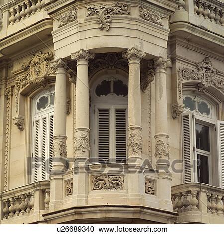 Columns of a balcony of a building, Havana, Cuba View Large Photo Image Stock Image - Columns of a balcony of a building, Havana, Cuba. Fotosearch