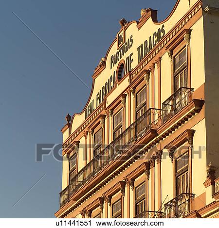 Low angle view of a building, Havana, Cuba View Large Photo Image Stock Image - Low angle view of a building, Havana, Cuba. Fotosearch