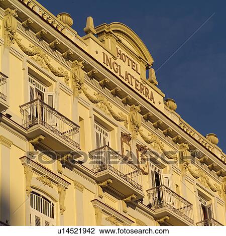Stock Image - Low angle view of a building, Havana, Cuba. Fotosearch