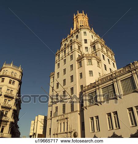 Low angle view of a building, Havana, Cuba View Large Photo Image Stock Photo - Low angle view of a building, Havana, Cuba. Fotosearch