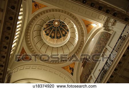 Low angle view of a stained glass ornamental domes inside a building, Havana, Cuba View Large Photo Image Stock Image - Low angle view of a stained glass ornamental domes inside a building, Havana, Cuba. Fotosearch