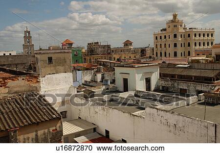 High angle view of a dilapidated housing complex, Havana, Cuba View Large Photo Image Stock Image - High angle view of a dilapidated housing complex, Havana, Cuba. Fotosearch
