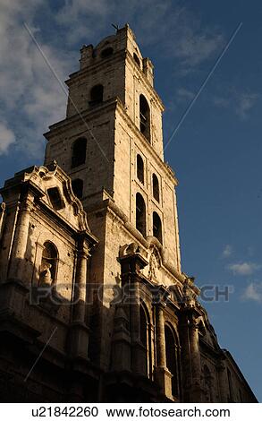 Stock Image - Low angle view of a building, Havana, Cuba. Fotosearch