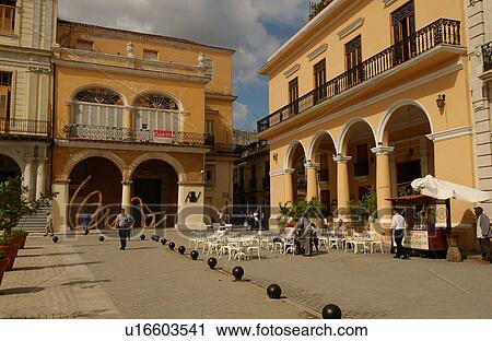 View of the facade of a cafe outside a building, Havana, Cuba View Large Photo Image Stock Image - View of the facade of a cafe outside a building, Havana, Cuba. Fotosearch