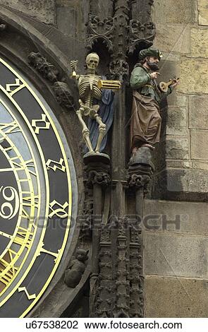 A clock tower in Prague View Large Photo Image Stock Image - A clock tower in Prague. Fotosearch
