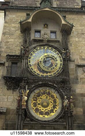 A clock tower in Prague View Large Photo Image Stock Photo - A clock tower in Prague. Fotosearch