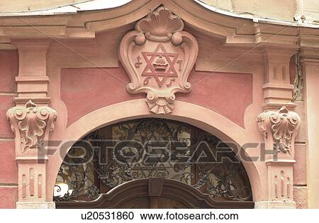 Arch way of a Jewish building in Prague View Large Photo Image Stock Image - Arch way of a Jewish building in Prague. Fotosearch